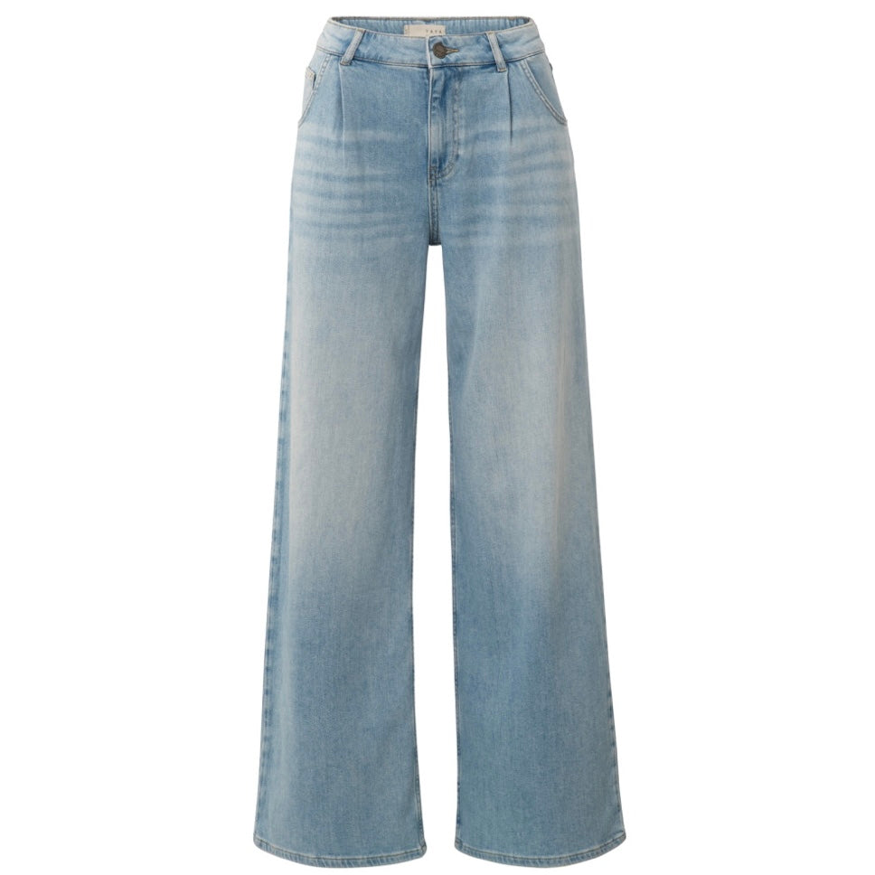 Yaya Broek Denim Light Blue - Peet kleding
