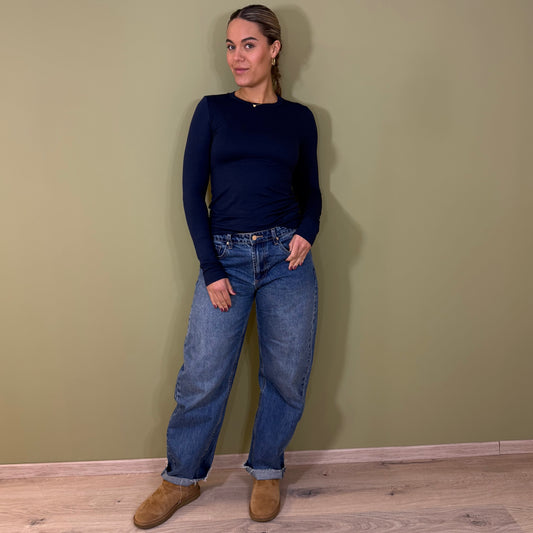 Azzurro Top Bella Blauw - Peet kleding