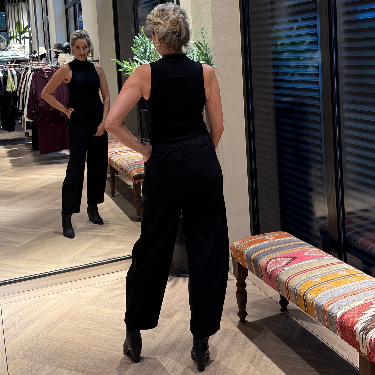 Copenhage Muse Top Siv Zwart - Peet kleding