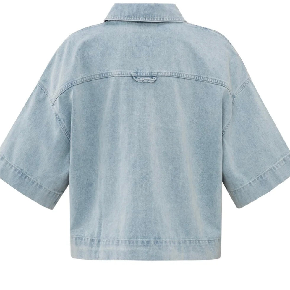 Yaya Jacket Light Denim - Peet kleding