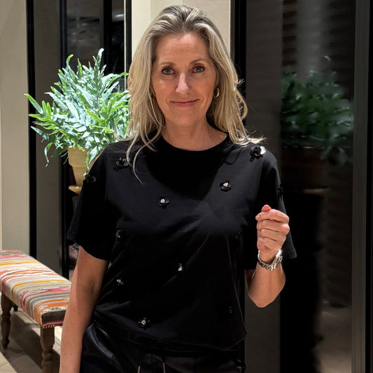 Ichi Shirt Minaya Zwart - Peet kleding