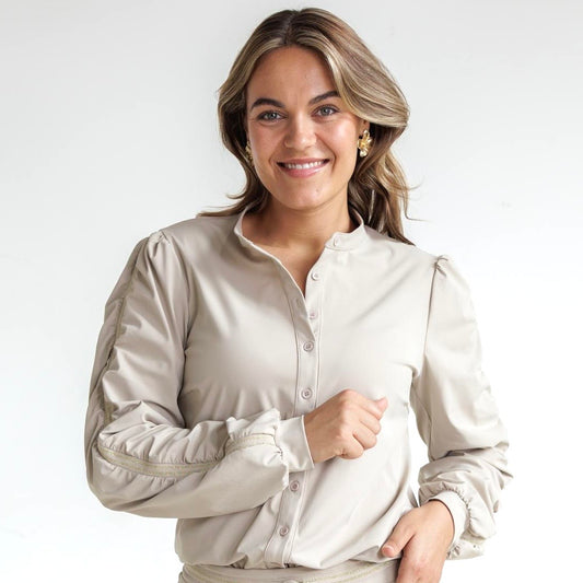 Triple Nine - Travel Jas Amare Beige - 92404 - Peet kleding