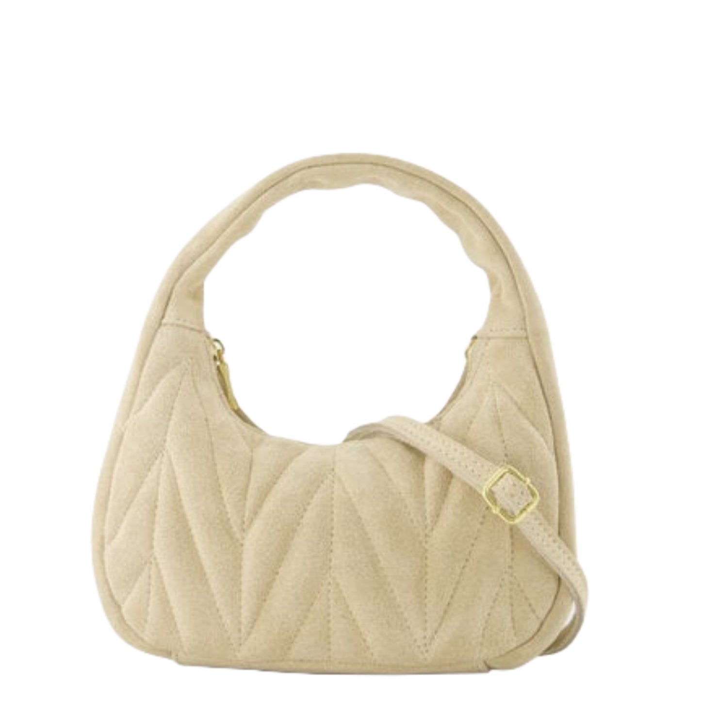 Tas Mabel Suede Ecru - Peet kleding