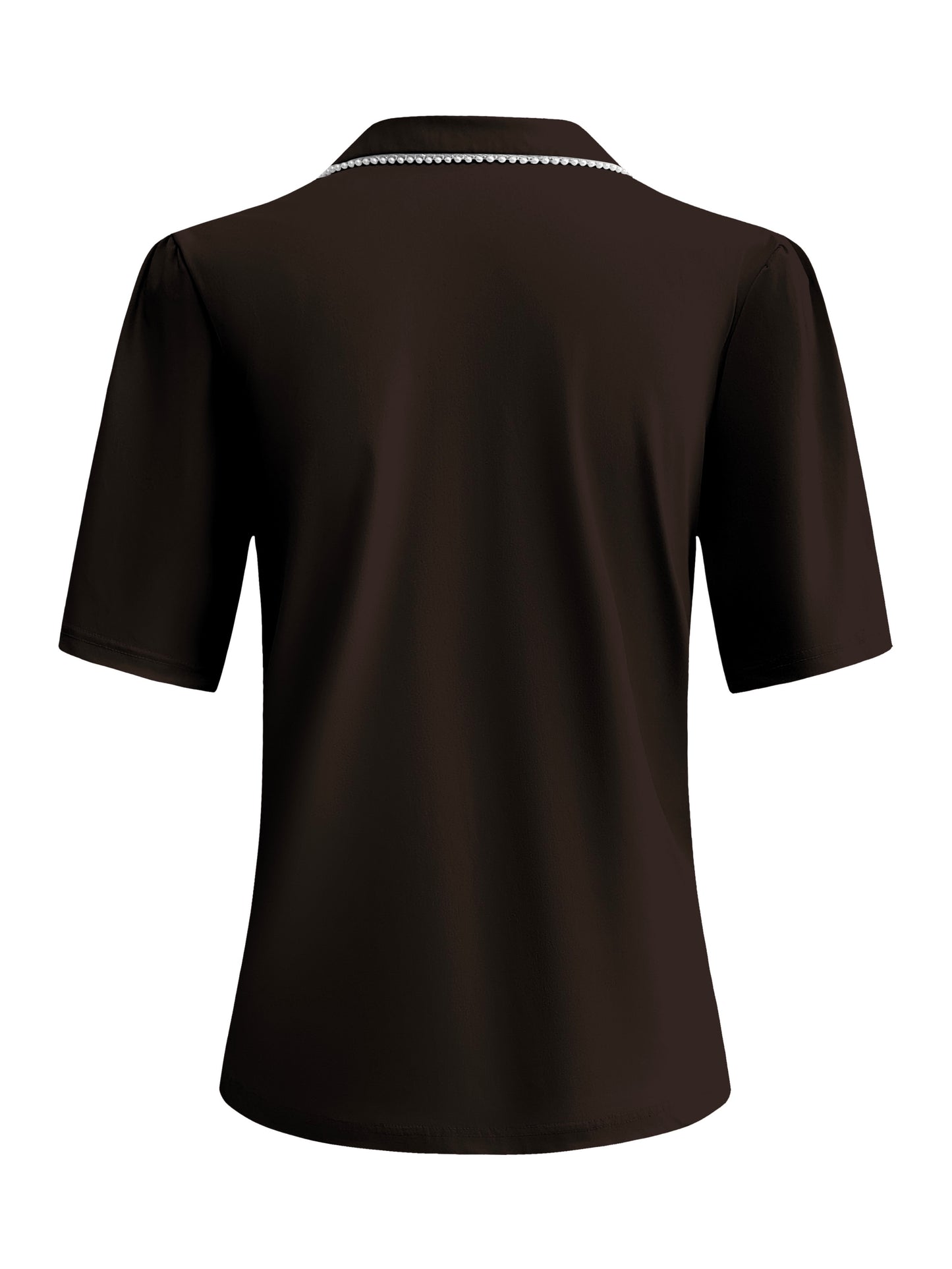 Triple Nine Travel Top Cherie Donkerbruin - 6941 - Peet kleding