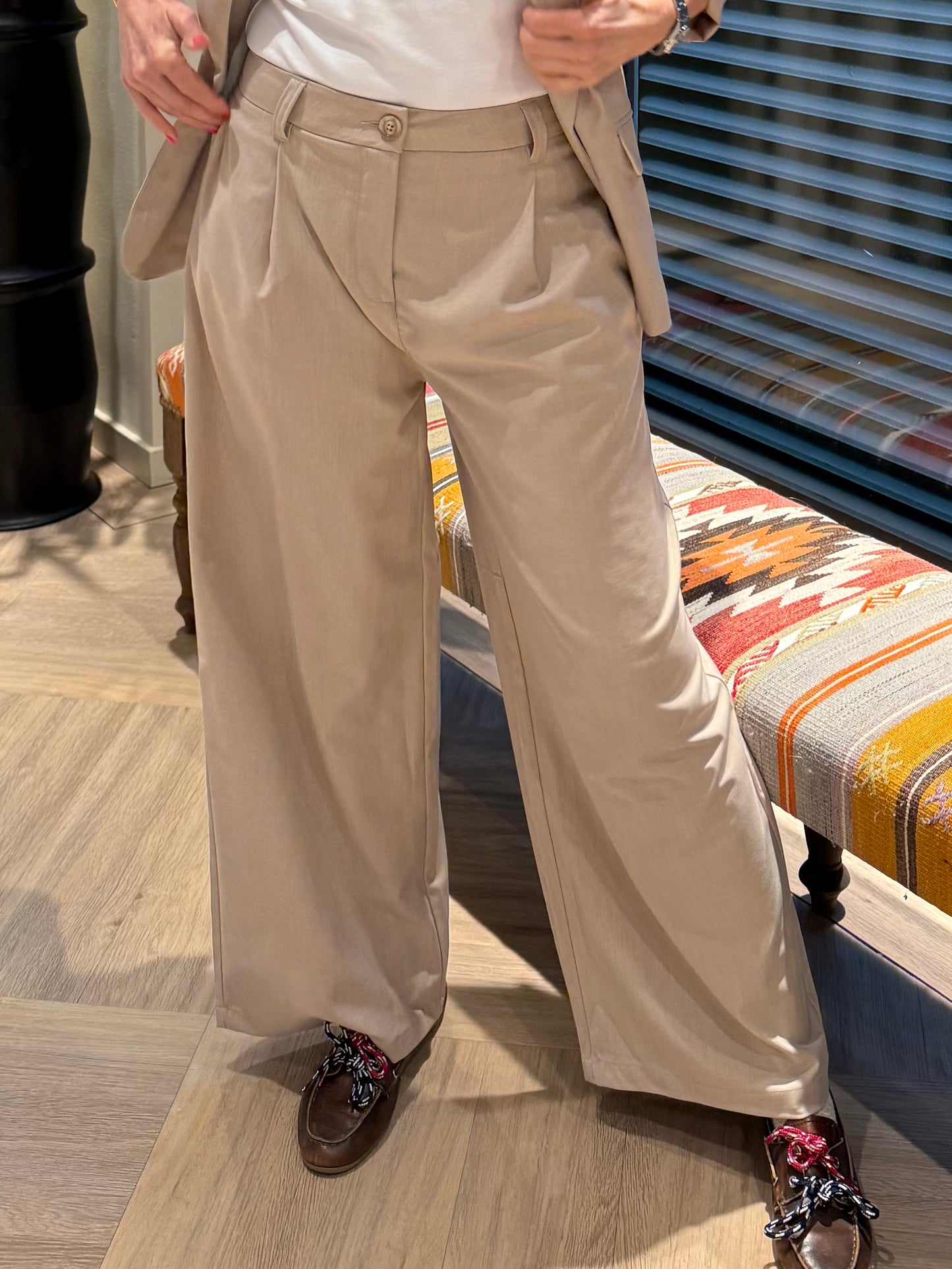 Zhrill Pantalon Greta Zand - Peet kleding