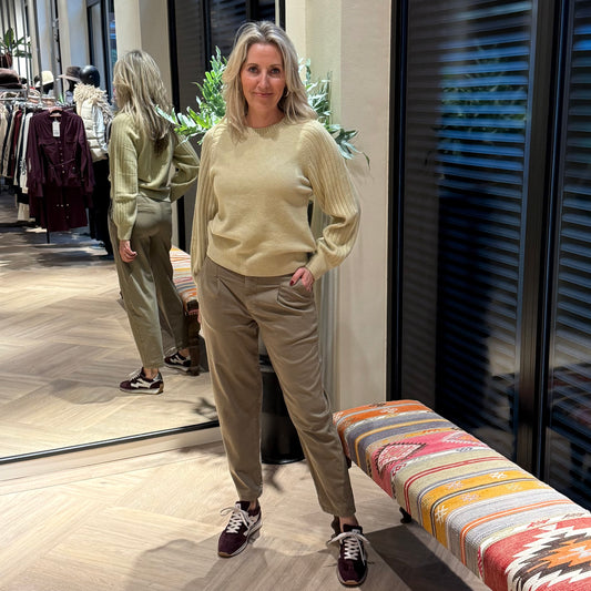 Yaya Chino Pants Khaki - Peet kleding