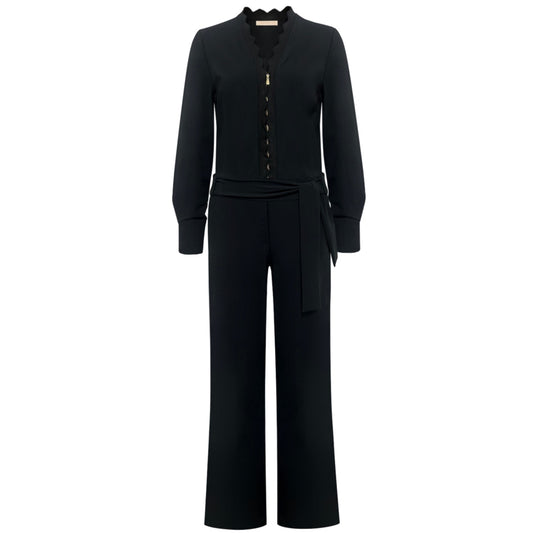 Triple Nine - Travel Jumpsuit Milana Zwart - 51907 - Peet kleding