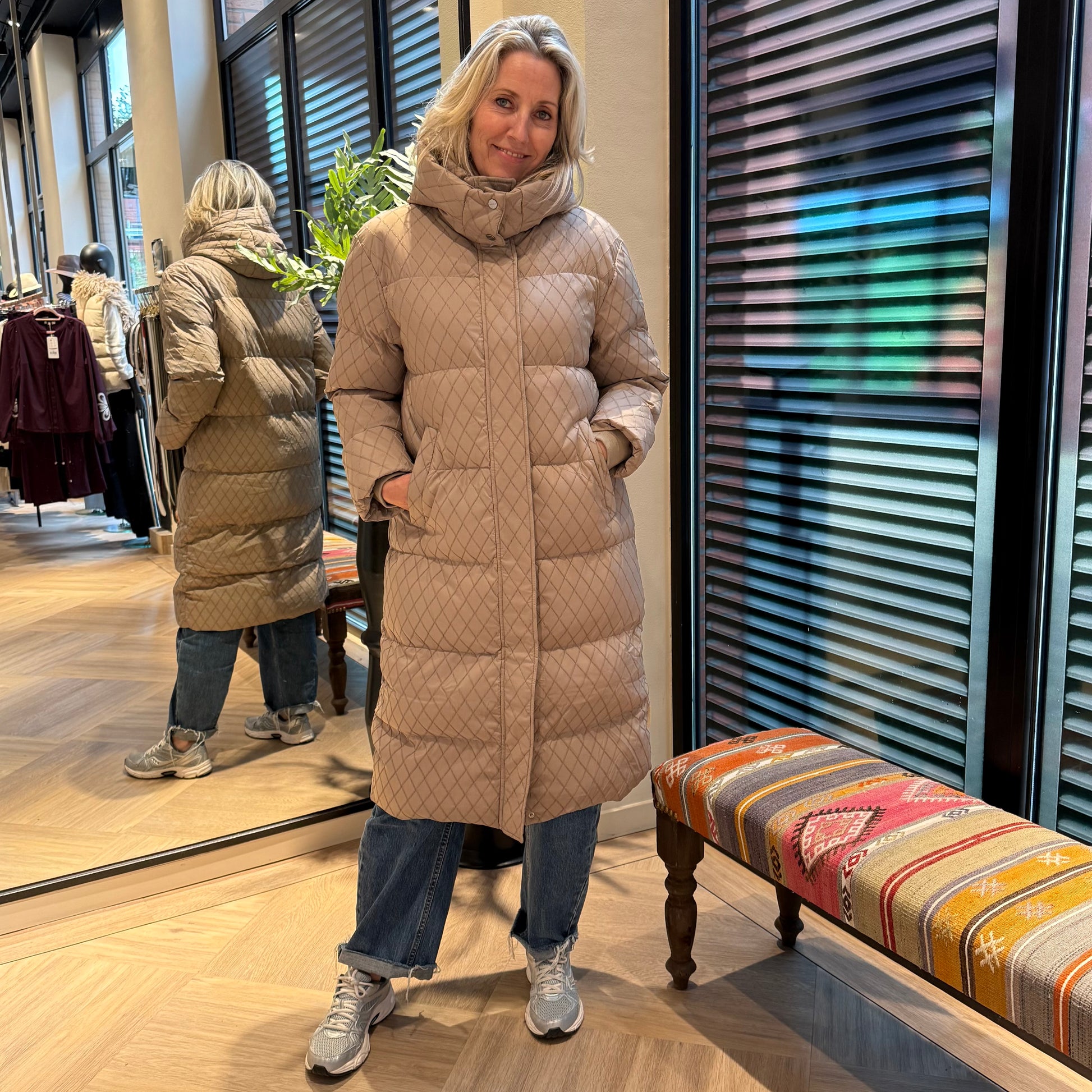 Rino & Pelle Jas Zesette Taupe - Peet kleding