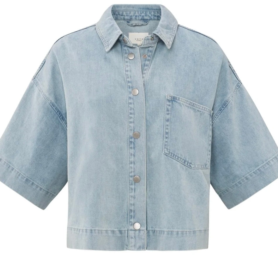 Yaya Jacket Light Denim - Peet kleding