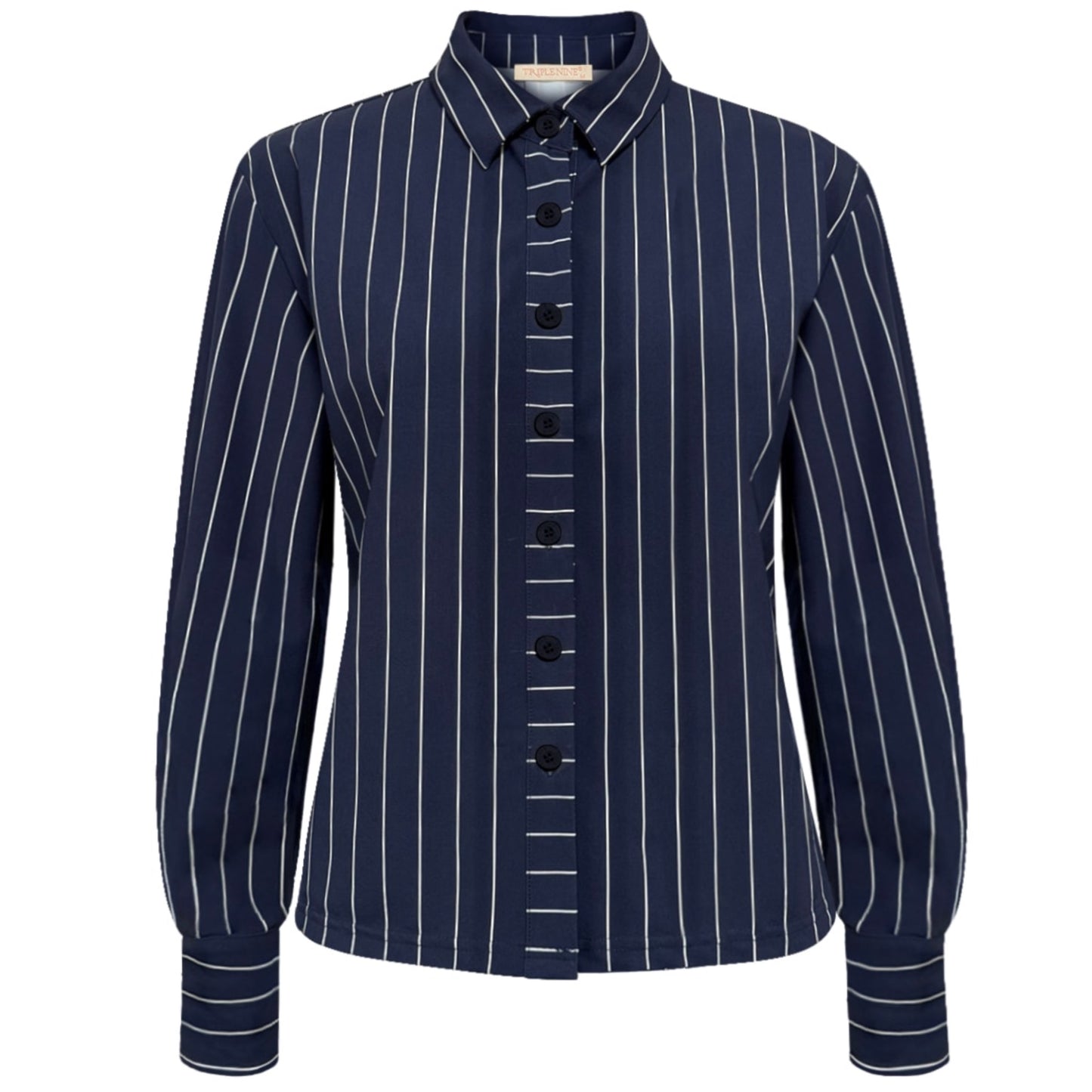 Triple Nine - Travel Blouse Chalke Navy - 5921 - Peet kleding