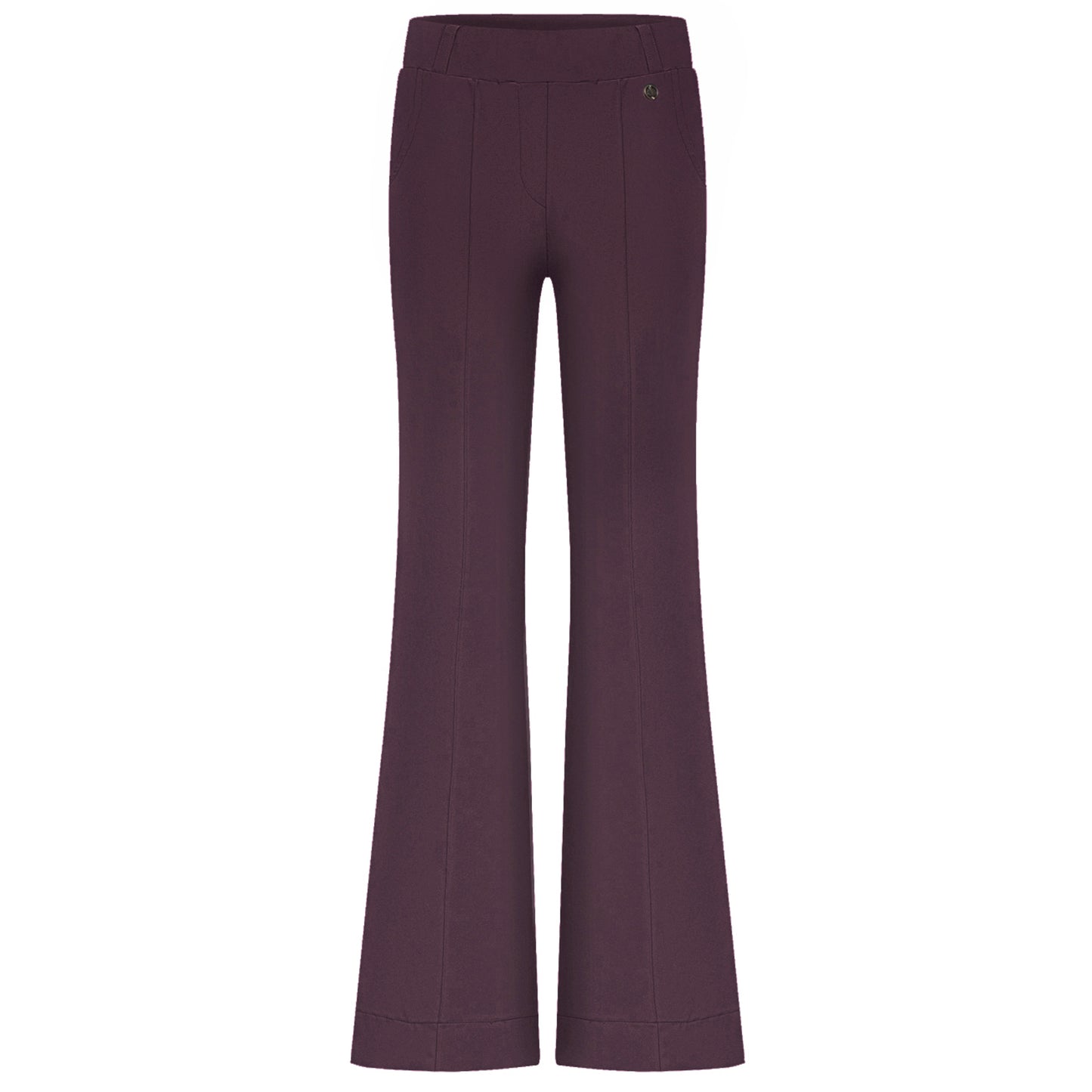 Triple Nine - Travel Broek Fleur Aubergine - 2301 - Peet kleding
