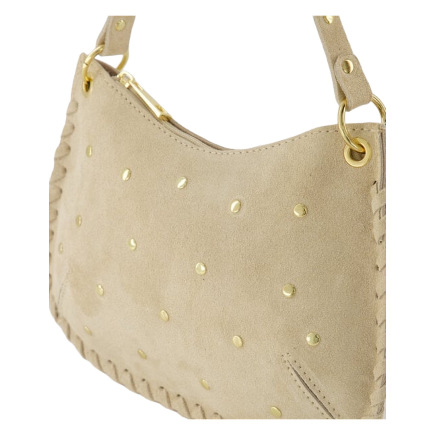 Tas Casey Suede Beige - Peet kleding