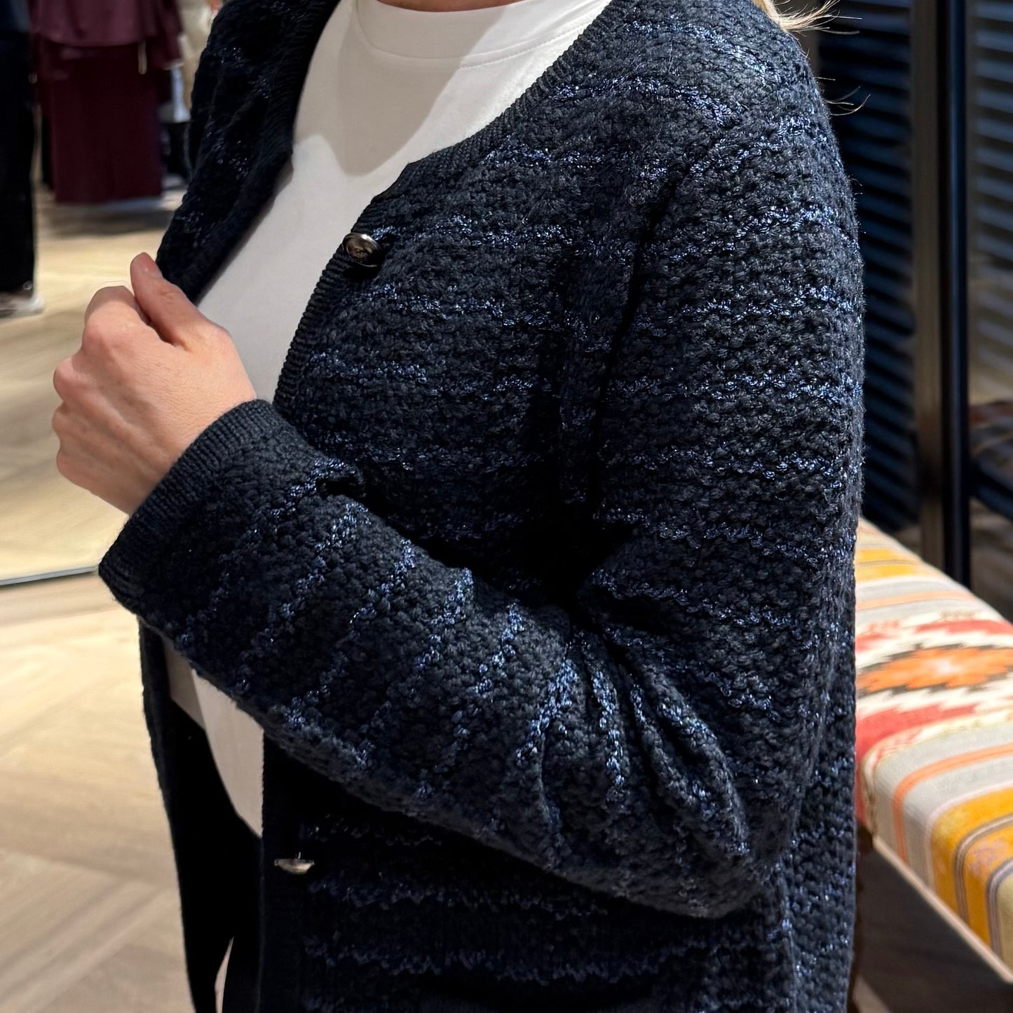 With Black Jacked Alfried Donkerblauw - Peet kleding