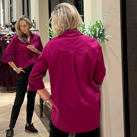 Basic Blouse Lisa Cyclaam - Peet kleding