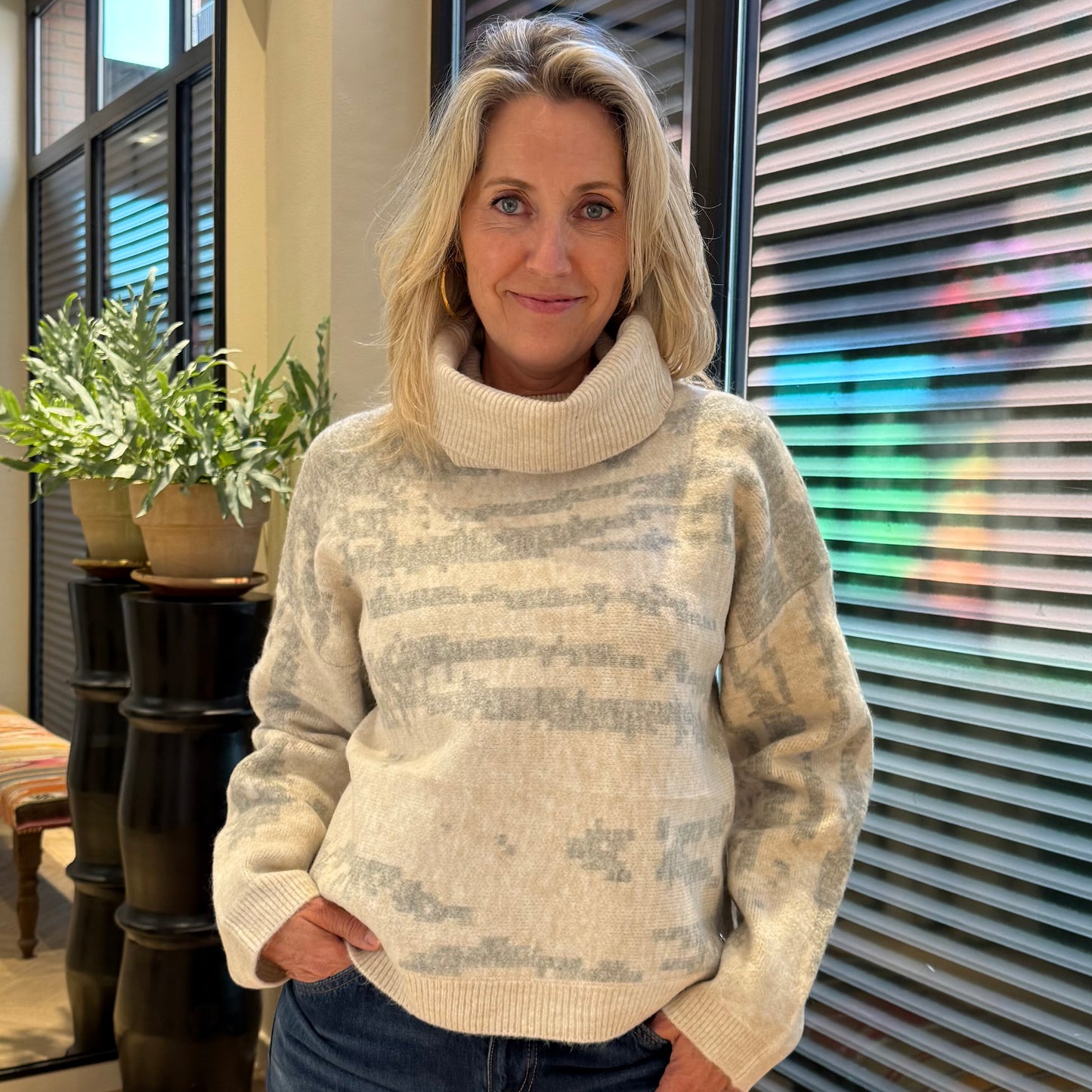 Rino & Pelle Trui Izzie Birch Grijs - Peet kleding