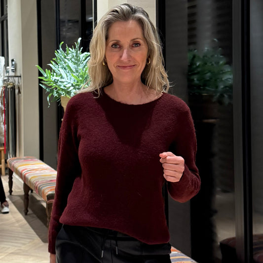 Triple Nine - Top Levina Alpaca Bordeaux - Peet kleding