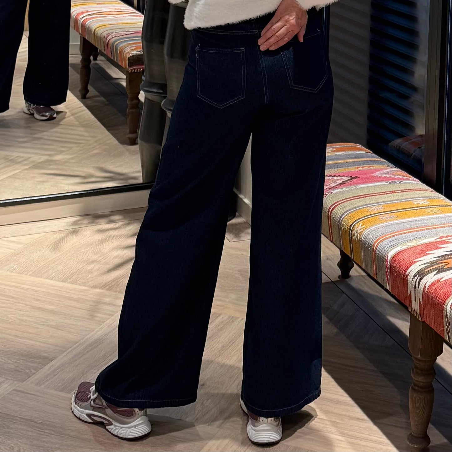 Ichi Jeans Berisel Blauw - Peet kleding