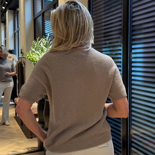 Triple Nine - Top Levi Alpaca Taupe - Peet kleding
