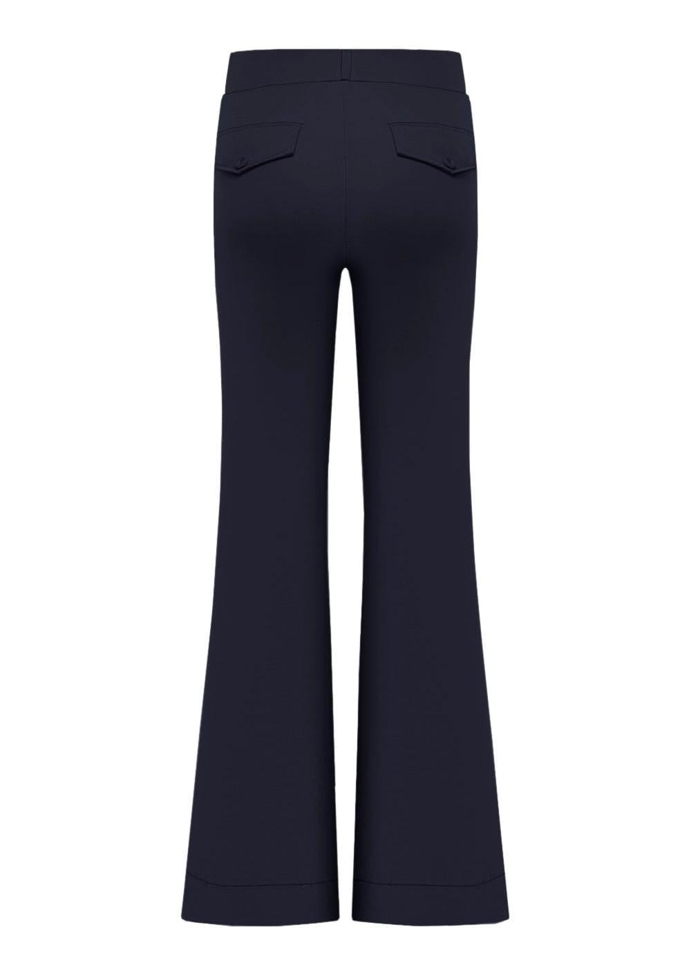 Triple Nine - Travel Broek Fleur Navy - 2301 - Peet kleding