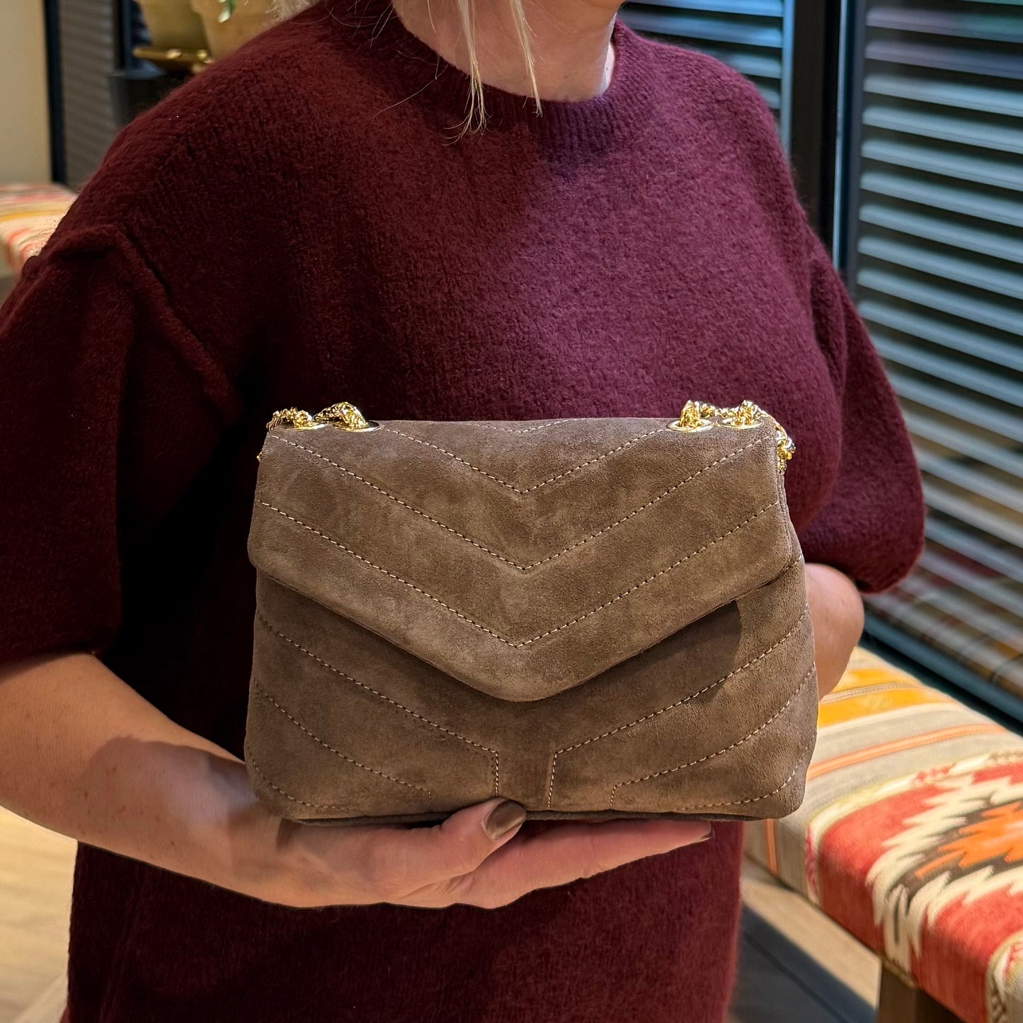 Tas Celine Suede Lichtbruin - Peet kleding