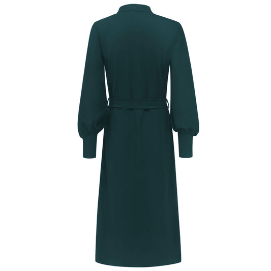 Triple Nine - Travel Jurk Nena Groen - 51813 - Peet kleding