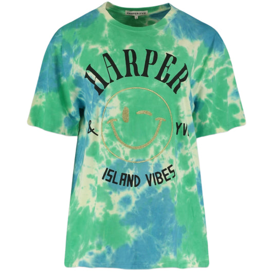 Harper & Yve T-shirt Swirl Blauw - Peet kleding