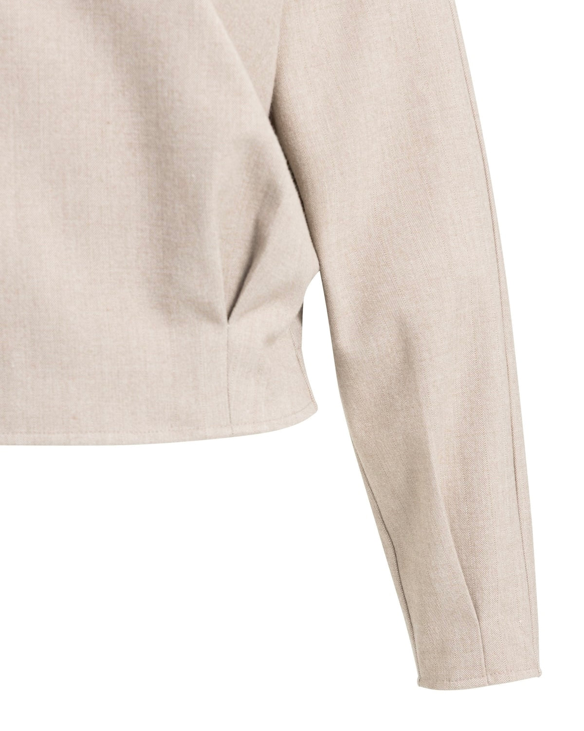 Yaya Top Beige Melange - Peet kleding
