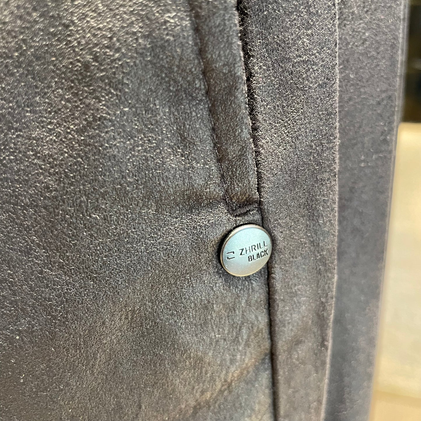 Zhrill Pants Rulan Velours Jet Black - Peet kleding