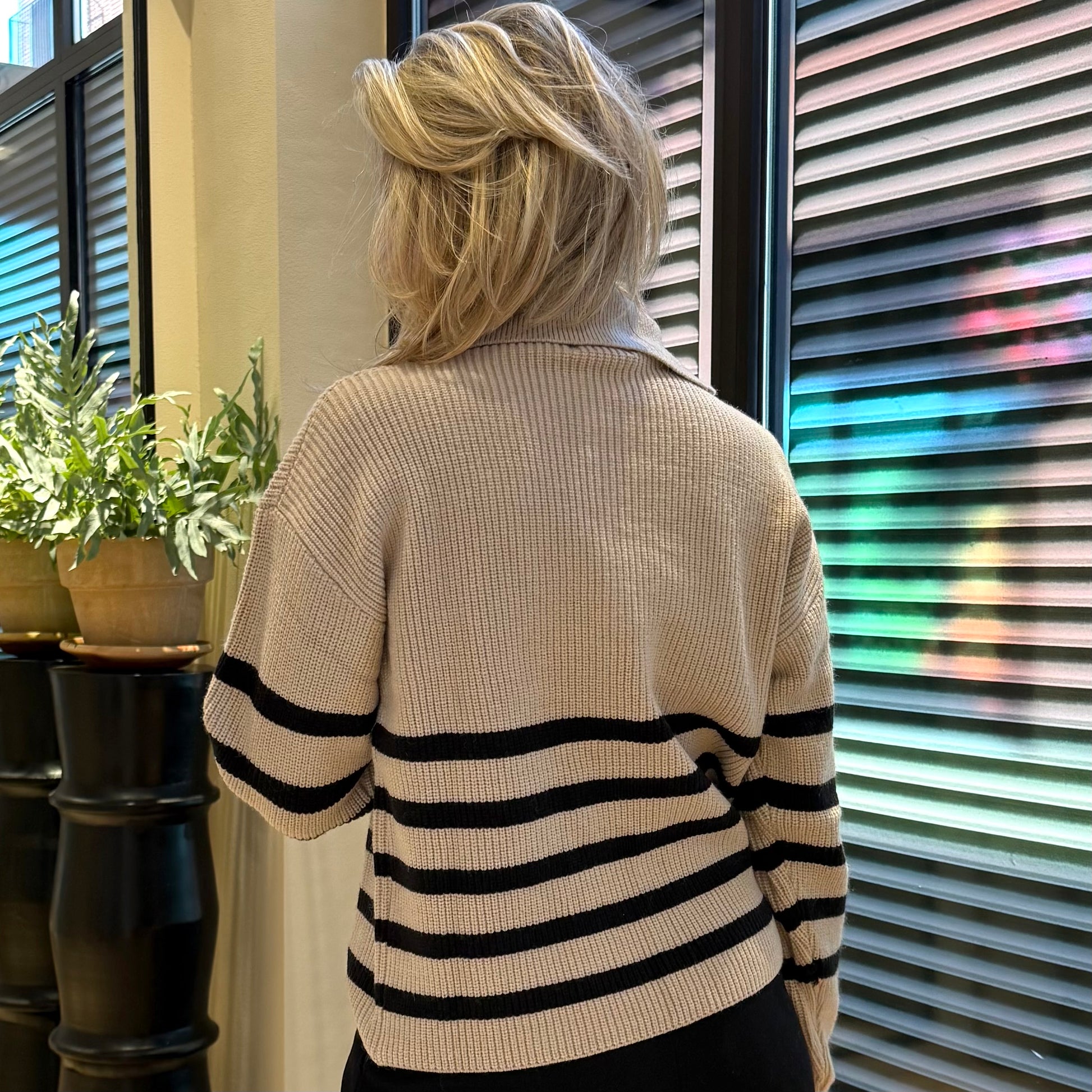 Geisha Pullover Streepdessin - Peet kleding