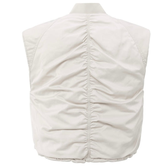 Yaya Bodywarmer Dubbelzijdig Beige - Peet kleding