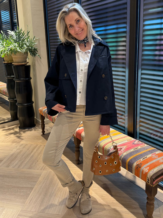 Red Button Broek Relax Zand - Peet kleding