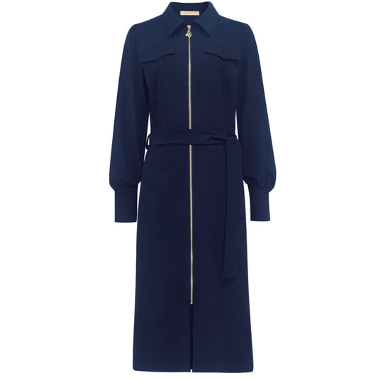 Triple Nine - Travel Jurk Nena Navy - 51813 - Peet kleding