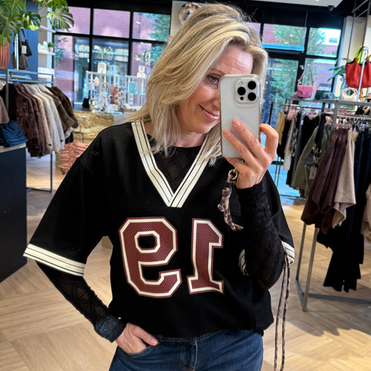 Copenhage Muse Top Adia Zwart - Peet kleding