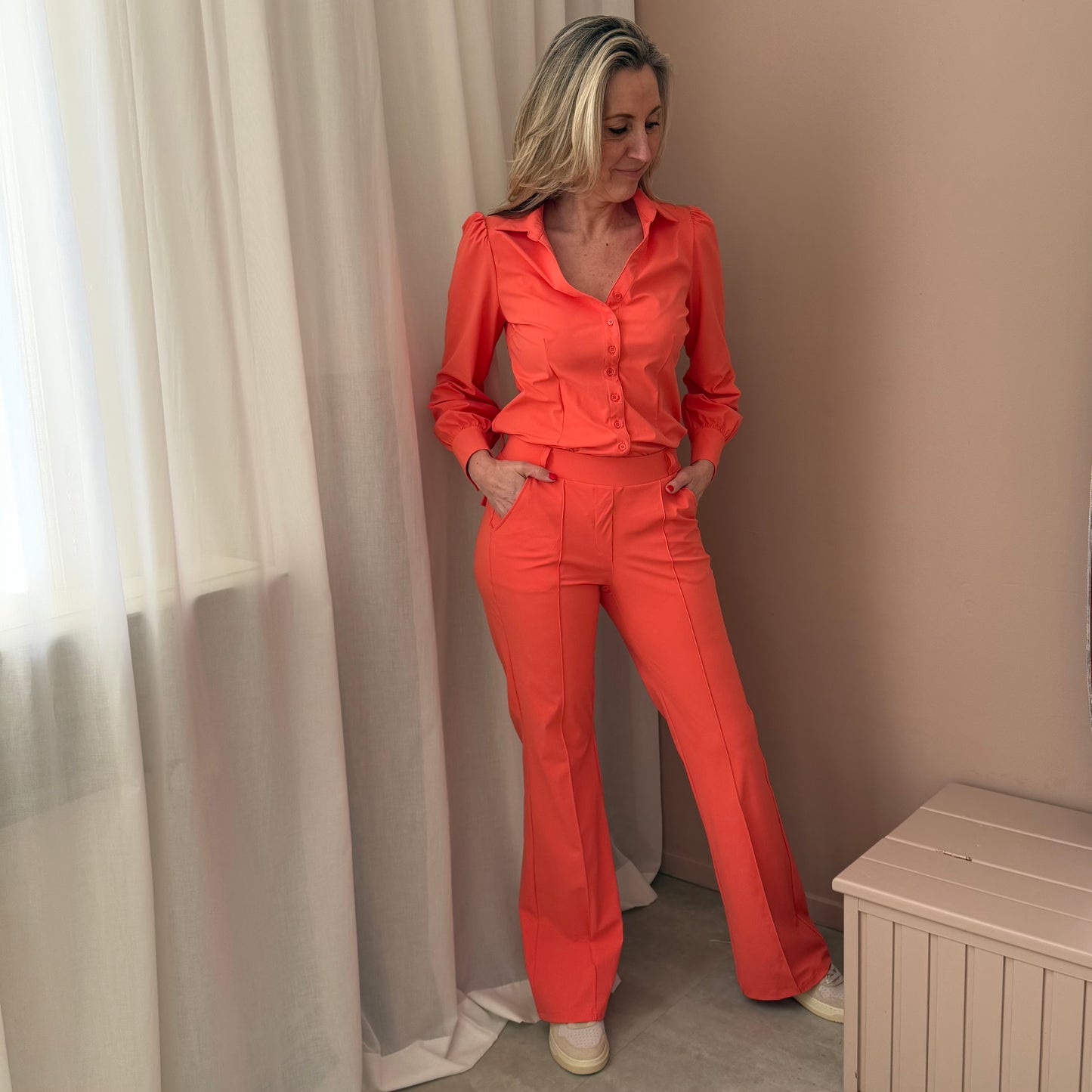 Triple Nine - Travel Broek Petra Koraal - 2703 - Peet kleding