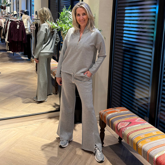 Rino & Pelle Pants Lexi Grey Melange - Peet kleding