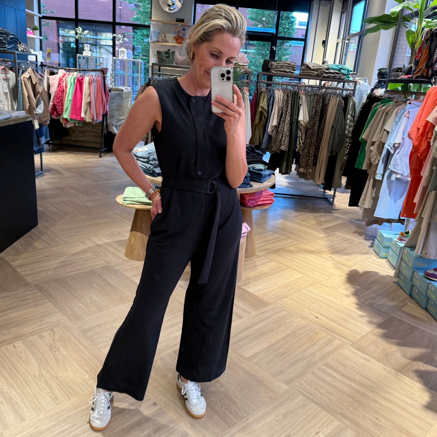 Yaya Jumpsuit Washed Black - Peet kleding