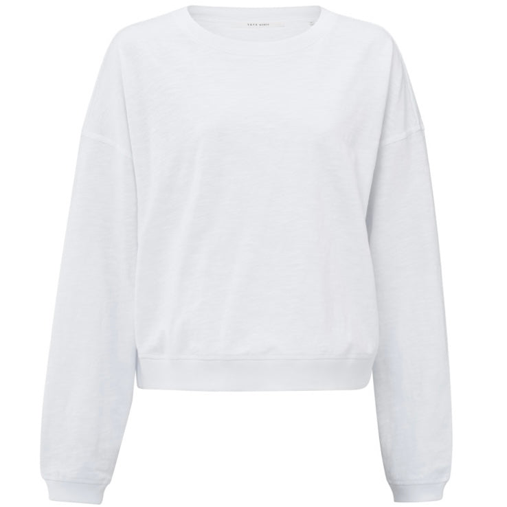 Yaya Sweater Melee Wit - Peet kleding