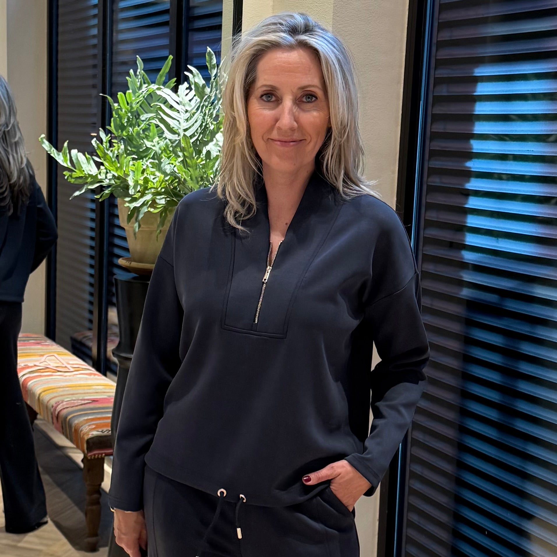 Rino & Pelle Sweater Dounia Night Grey - Peet kleding