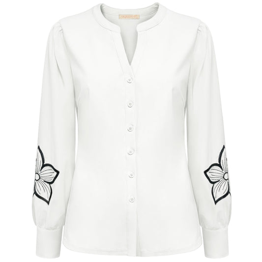 Triple Nine - Travel Blouse Jolie Wit - 5924 - Peet kleding