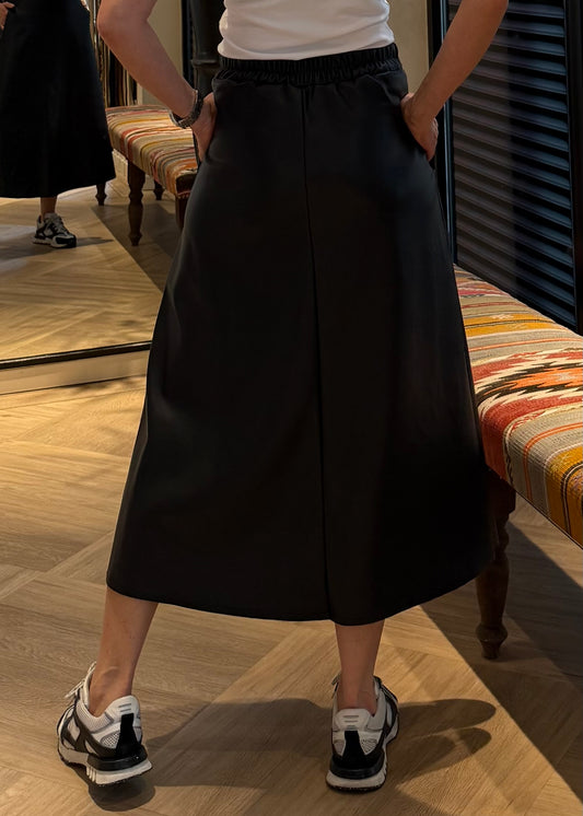 Rok Miriam Leather Zwart - Peet kleding