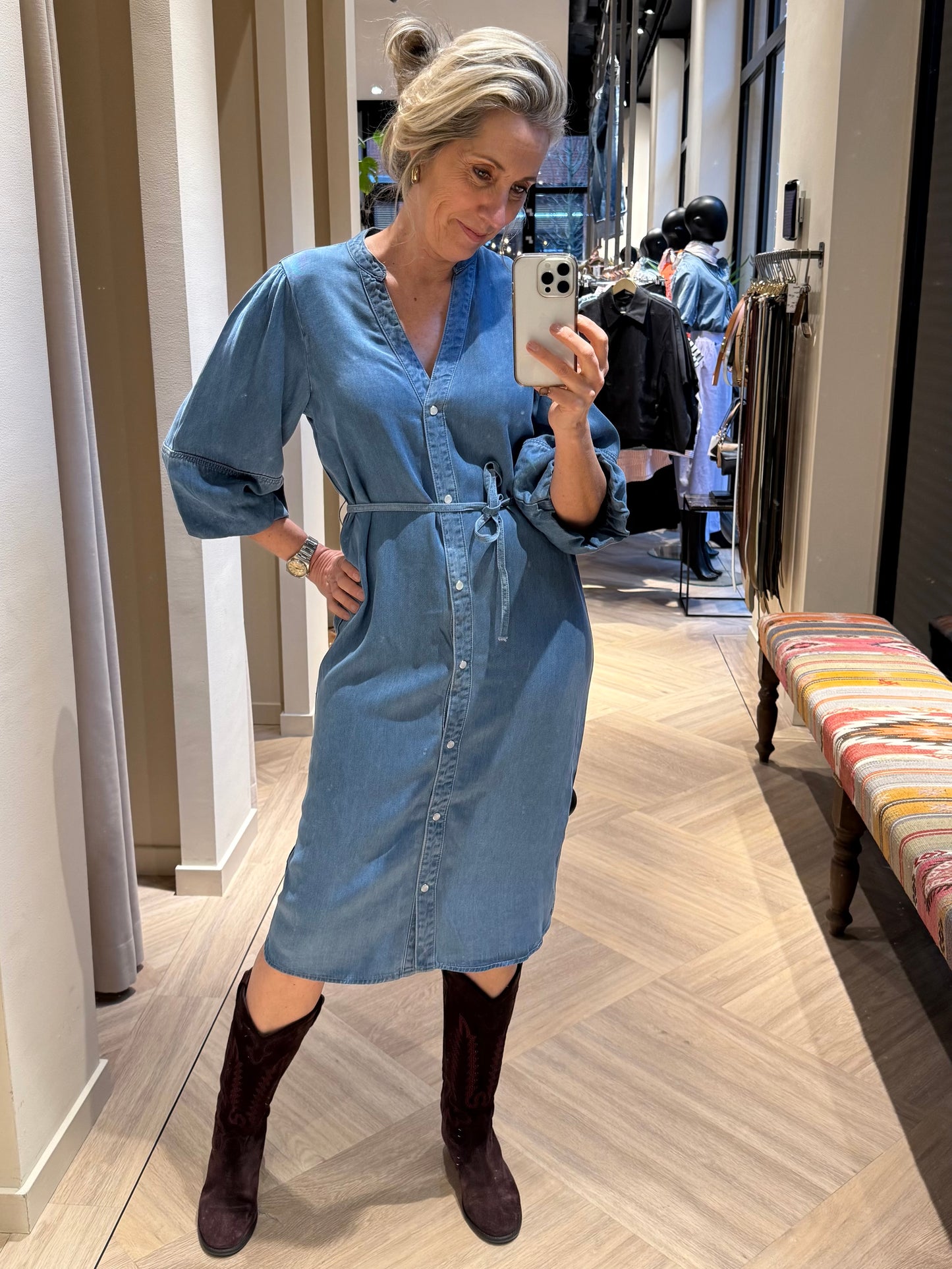 Rino & Pelle Lot Jurk Blauw - Peet kleding