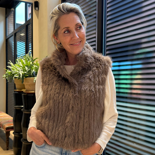 Rino & Pelle Gilet Dava Toffee - Peet kleding