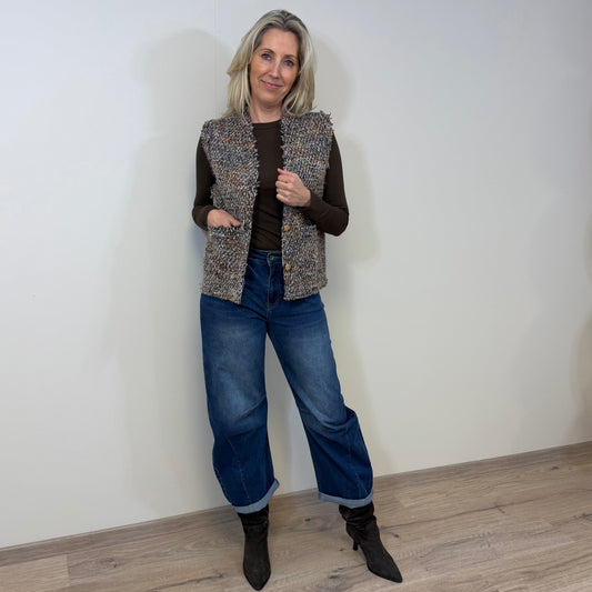 Azzurro Gilet Amber Multi - Peet kleding