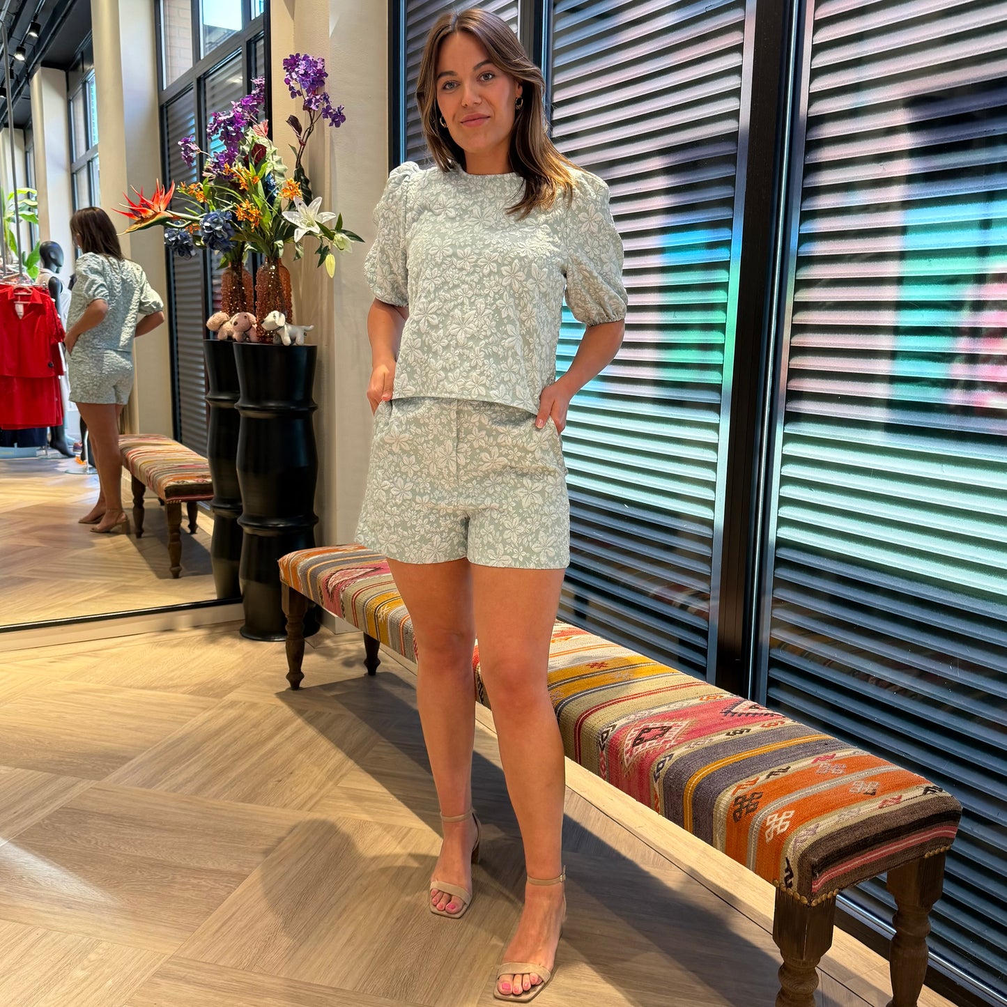 Azzurro Short Jade Salie - Peet kleding