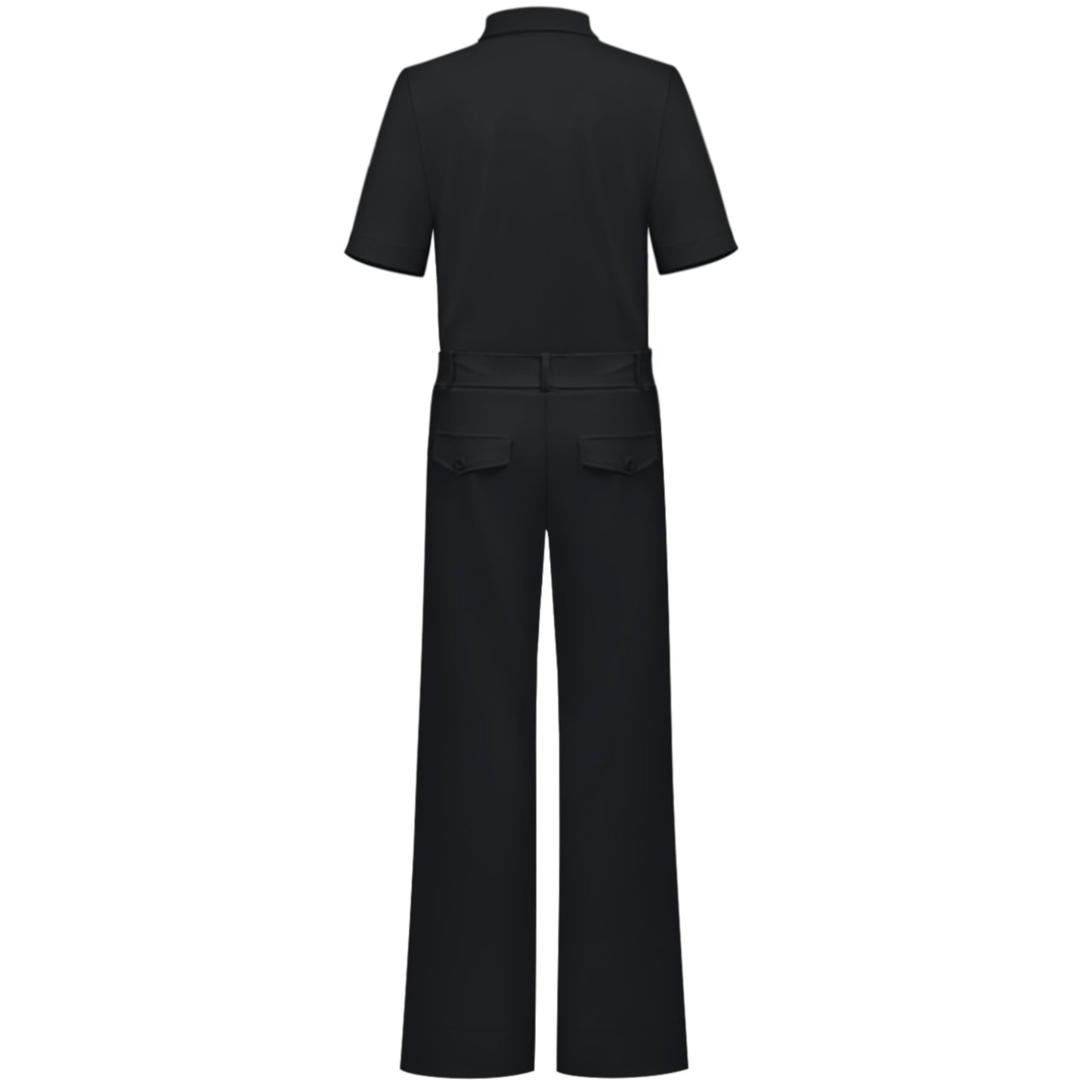 Triple Nine - Travel Jumpsuit Phoenix Zwart - 51905 - Peet kleding