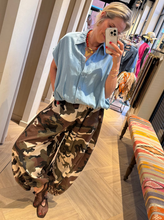 Ambika Blouse Boxy Denim - Peet kleding