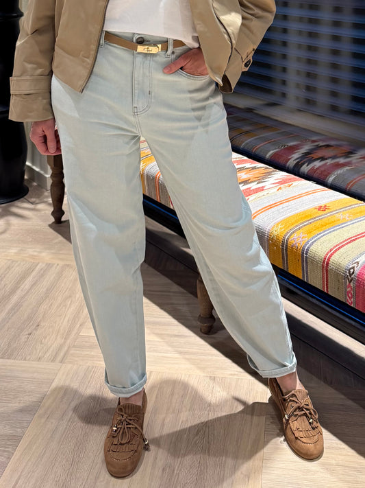 Yaya Barrel Jeans Lightblue Denim - Peet kleding