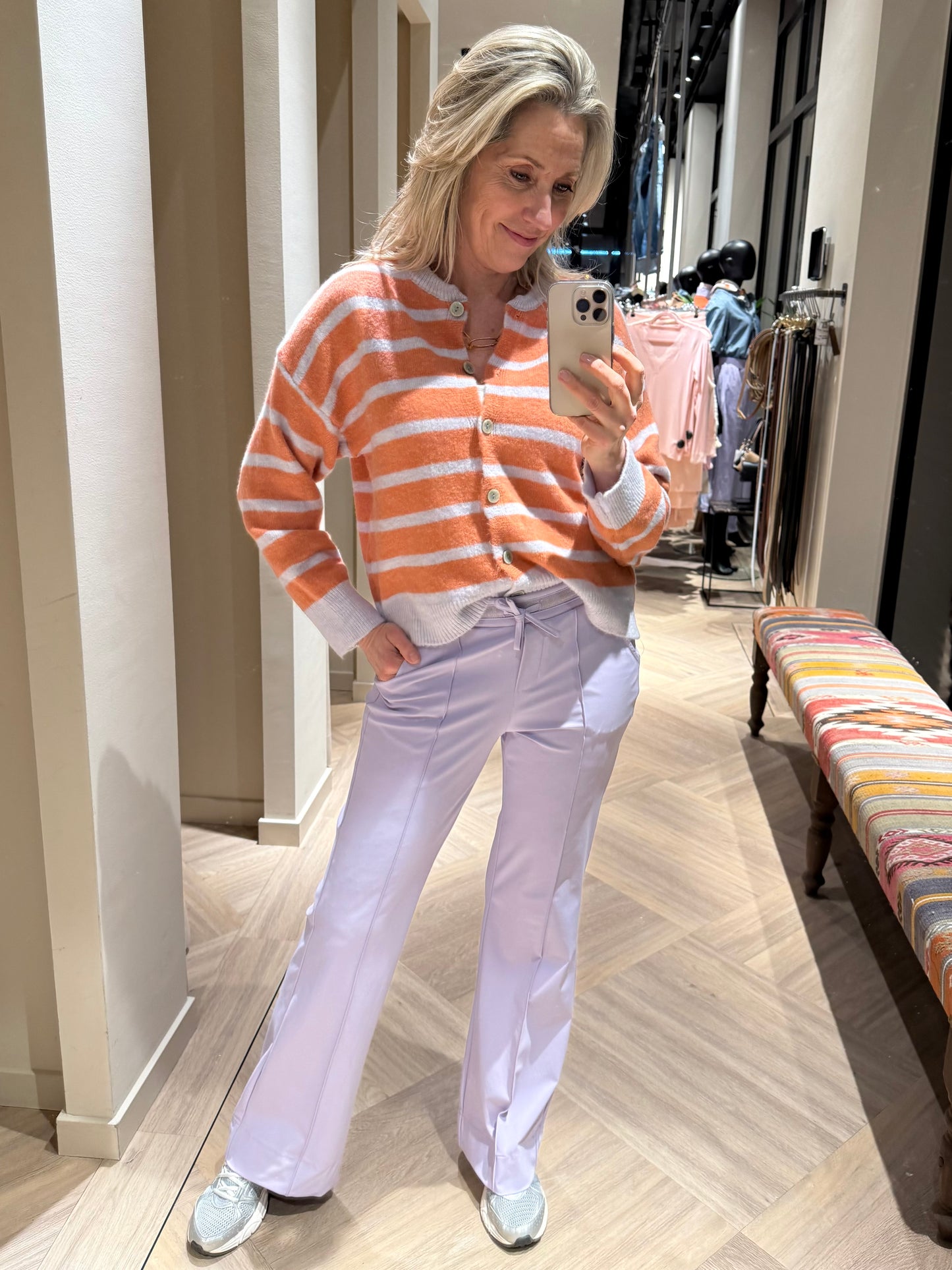 Vest Lucy Koraal Lila - Peet kleding