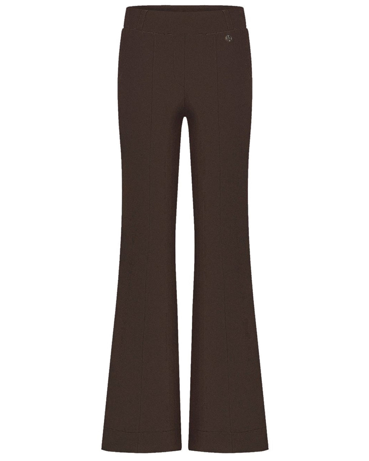 Triple Nine - Travel Broek Fleur Donkerbruin - 2301 - Peet kleding