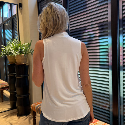 Top V-Hals Leny Wit - Peet kleding